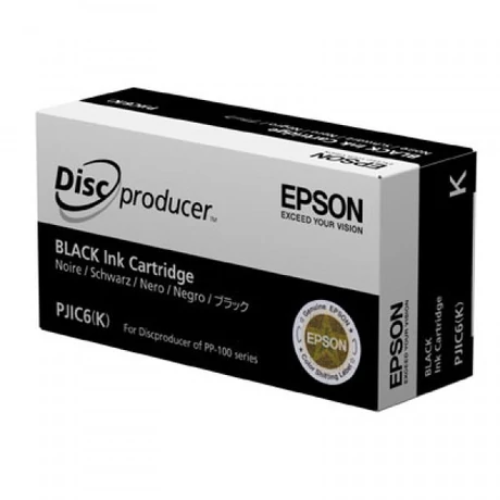 Epson PJIC6 (C13S020452) (BK) (26ml) eredeti tintapatron