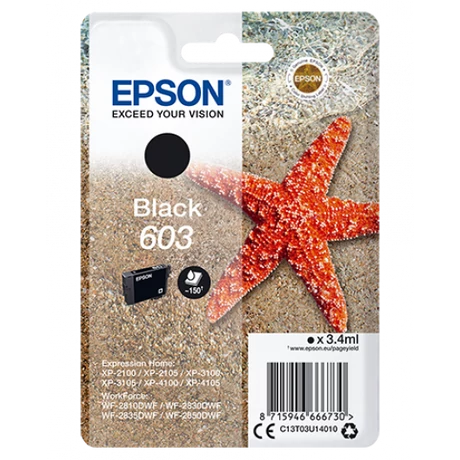 Epson 603 BK (C13T03U14010) eredeti tintapatron