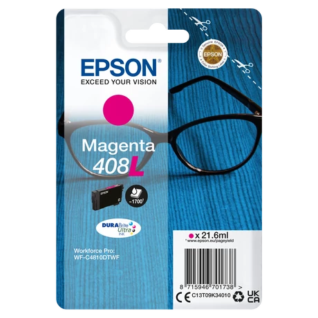 Epson 408L (T09K3) (C13T09K34010) M (21,6ml) Eredeti tintapatron