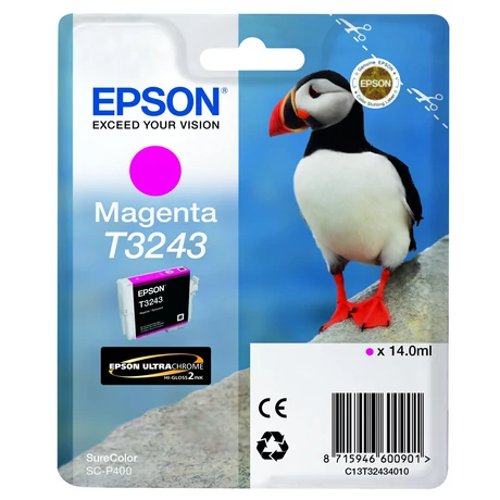 Epson T3243 (C13T32434010) M (14ml) Eredeti tintapatron