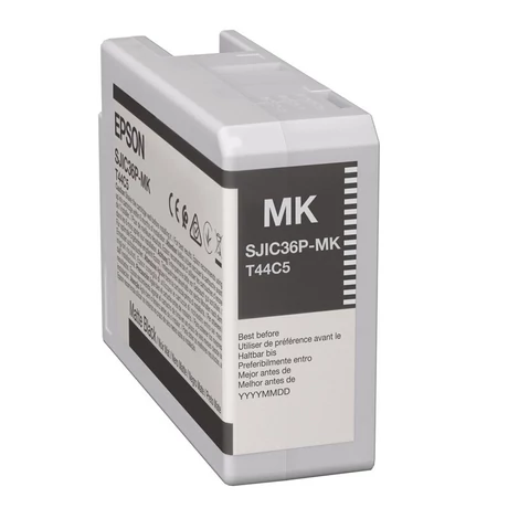 Epson SJIC36P(MK) C6500/C6000 (C13T44C540) (MBK) (80ml) eredeti tintapatron