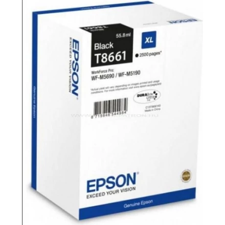 Epson T8661 (BK) [2,5k] eredeti tintapatron