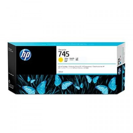 HP 745 (F9K02A) (Y) [300ml] eredeti tintapatron