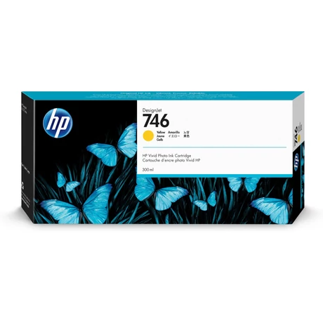 HP 746 (P2V79A) (Y) [300ml] eredeti tintapatron