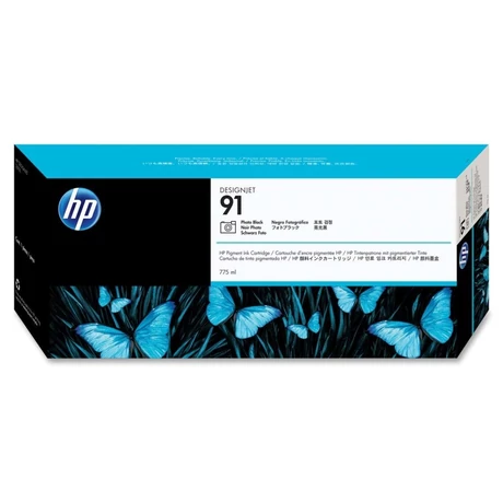 HP 91 (C9464A) (MBk) [775ml] eredeti tintapatron