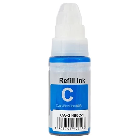 Canon GI-490 C kompatibilis utántöltő tinta /White box/
