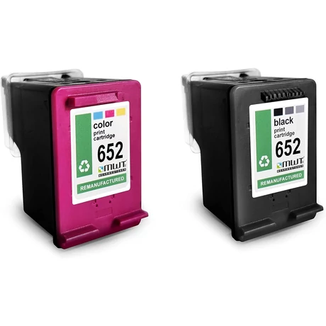 HP 652XL (BK+CMY) (F6V25/F6V24) kompatibilis tintapatron multipack