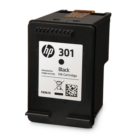 Üres HP 301 (CH561EE) (BK) eredeti tintapatron (visszavétel)