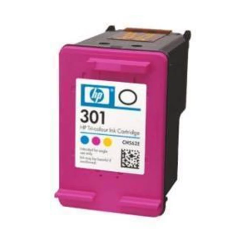 Üres HP 301 (CH562EE) (CMY) eredeti tintapatron (visszavétel)