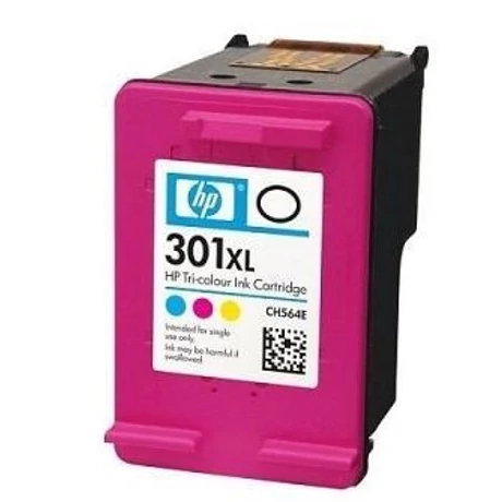 Üres HP 301XL (CH564EE) (CMY) eredeti tintapatron (visszavétel)