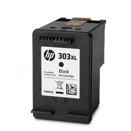 Üres HP 303XL (T6N04AE) (BK) eredeti tintapatron (visszavétel)