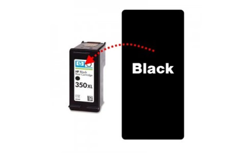 HP 339, 350XL fekete tintapatronok töltése